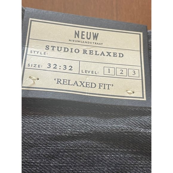 NWT NEUW DENIM Grey Studio Relaxed Jeans Men's Size 32x32 - Picture 12 of 14